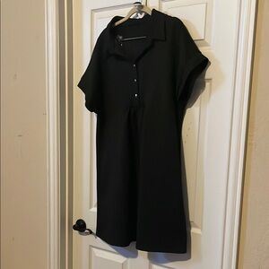 SHEIN lbd little black dress size xl with silver buttons